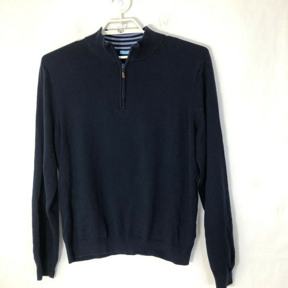 J. McLaughlin Men's Size Large 1/4 Zip sweater